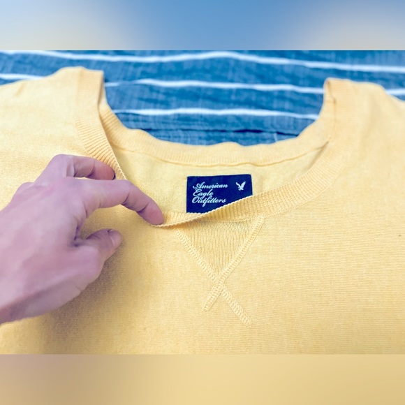 American Eagle soft scoop neck (or off the shoulder) sweater - Picture 2 of 2